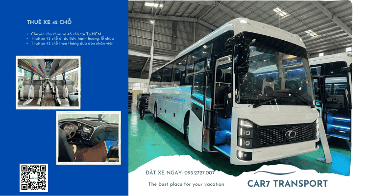 Giá thuê xe 45 chỗ đi Hồ Tràm